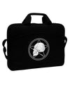 White Skull With Star 15&#x22; Dark Laptop / Tablet Case Bag by TooLoud-Laptop / Tablet Case Bag-TooLoud-Black-Davson Sales