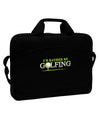 I'd Rather Be Golfing 15&#x22; Dark Laptop / Tablet Case Bag-Laptop / Tablet Case Bag-TooLoud-Black-White-15 Inches-Davson Sales