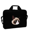 Cute Disgruntled Siamese Cat 15&#x22; Dark Laptop / Tablet Case Bag by TooLoud-Laptop / Tablet Case Bag-TooLoud-Black-Davson Sales