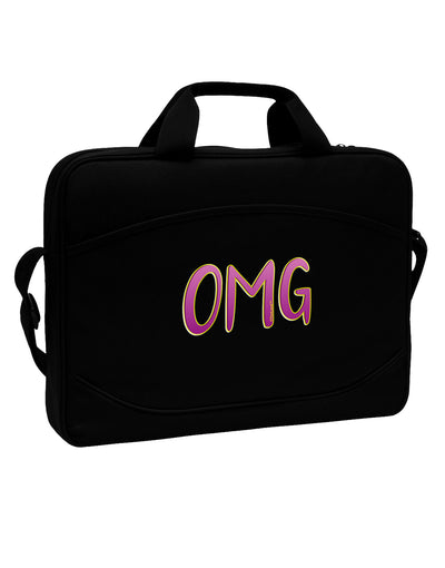 OMG 15&#x22; Dark Laptop / Tablet Case Bag by TooLoud-Laptop / Tablet Case Bag-TooLoud-Black-15 Inches-Davson Sales