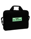 Happy Tax Day 15&#x22; Dark Laptop / Tablet Case Bag by TooLoud-Laptop / Tablet Case Bag-TooLoud-Black-White-15 Inches-Davson Sales
