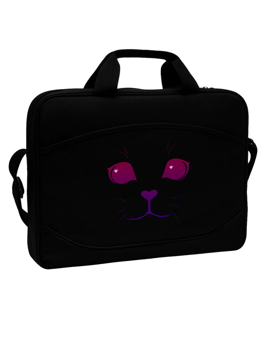 Heart Kitten 15&#x22; Dark Laptop / Tablet Case Bag by TooLoud-Laptop / Tablet Case Bag-TooLoud-Black-White-15 Inches-Davson Sales