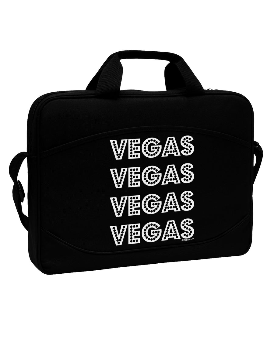 Vegas - Vegas Style Show Lights 15&#x22; Dark Laptop / Tablet Case Bag by TooLoud-Laptop / Tablet Case Bag-TooLoud-Black-Davson Sales