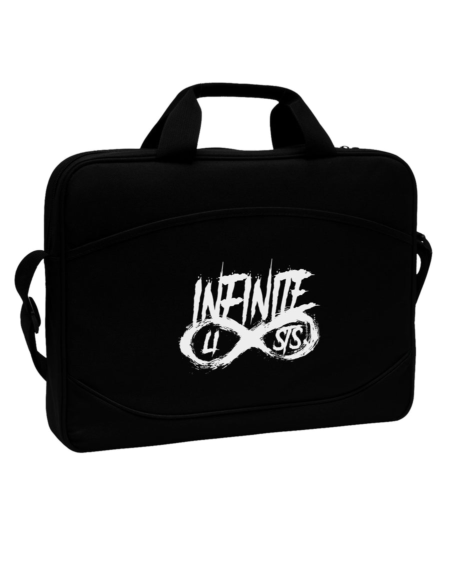 Infinite Lists 15&#x22; Dark Laptop / Tablet Case Bag by TooLoud