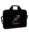 Sagittarius Symbol 15&#x22; Dark Laptop / Tablet Case Bag-Laptop / Tablet Case Bag-TooLoud-Black-White-15 Inches-Davson Sales