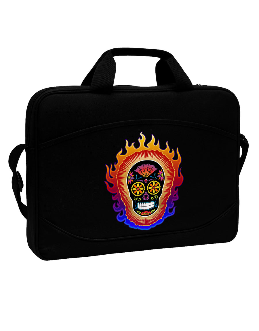 Sacred Calavera Day of the Dead Sugar Skull 15&#x22; Dark Laptop / Tablet Case Bag-Laptop / Tablet Case Bag-TooLoud-Black-Davson Sales