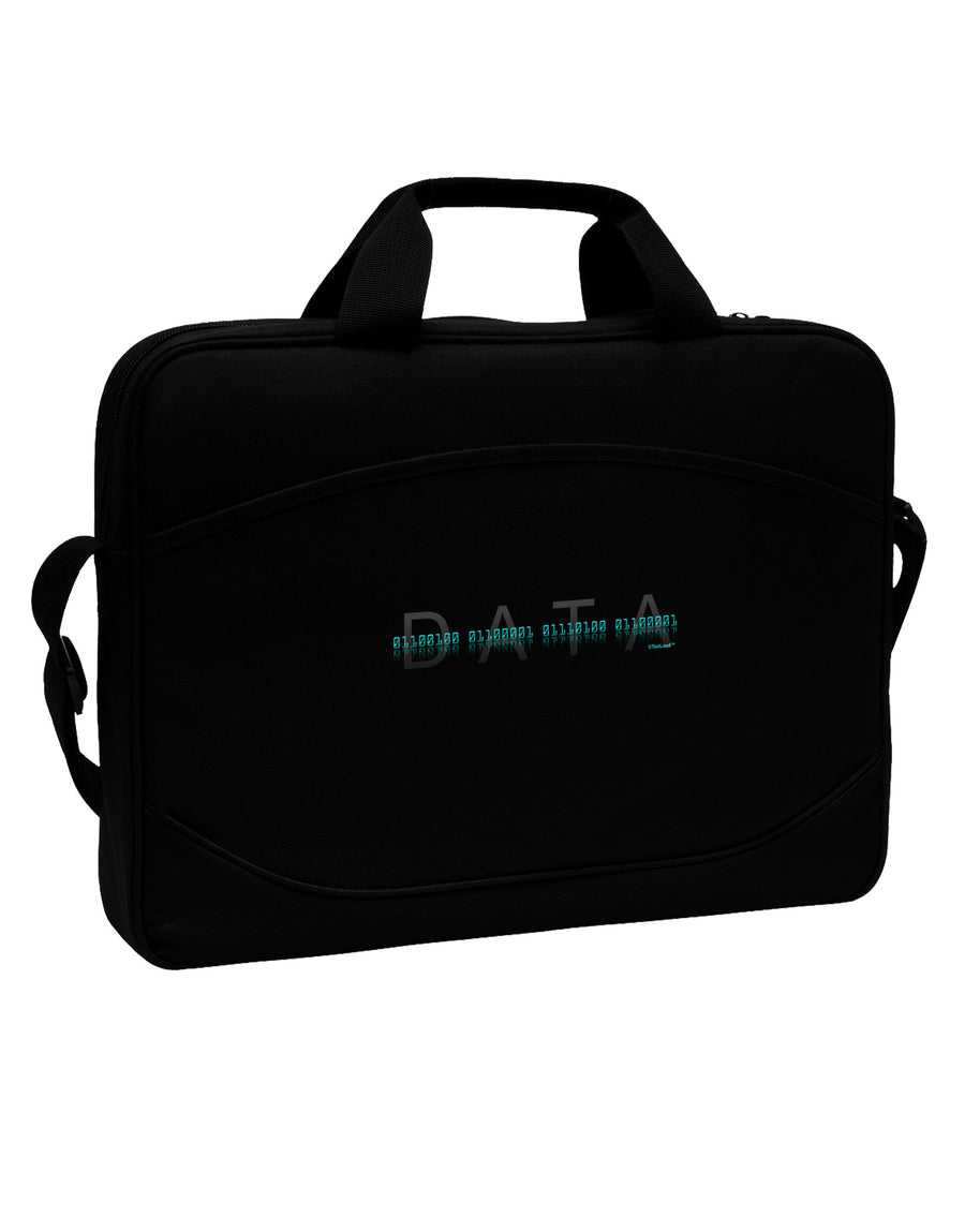 Binary Data Blue 15&#x22; Dark Laptop / Tablet Case Bag-Laptop / Tablet Case Bag-TooLoud-Black-15 Inches-Davson Sales