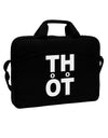 THOT Too Hot 15&#x22; Dark Laptop / Tablet Case Bag-Laptop / Tablet Case Bag-TooLoud-Black-White-Davson Sales