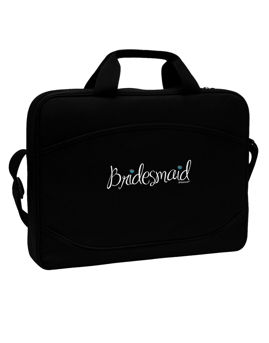 Bridesmaid Design - Diamonds - Color 15&#x22; Dark Laptop / Tablet Case Bag by TooLoud-Laptop / Tablet Case Bag-TooLoud-Black-Davson Sales