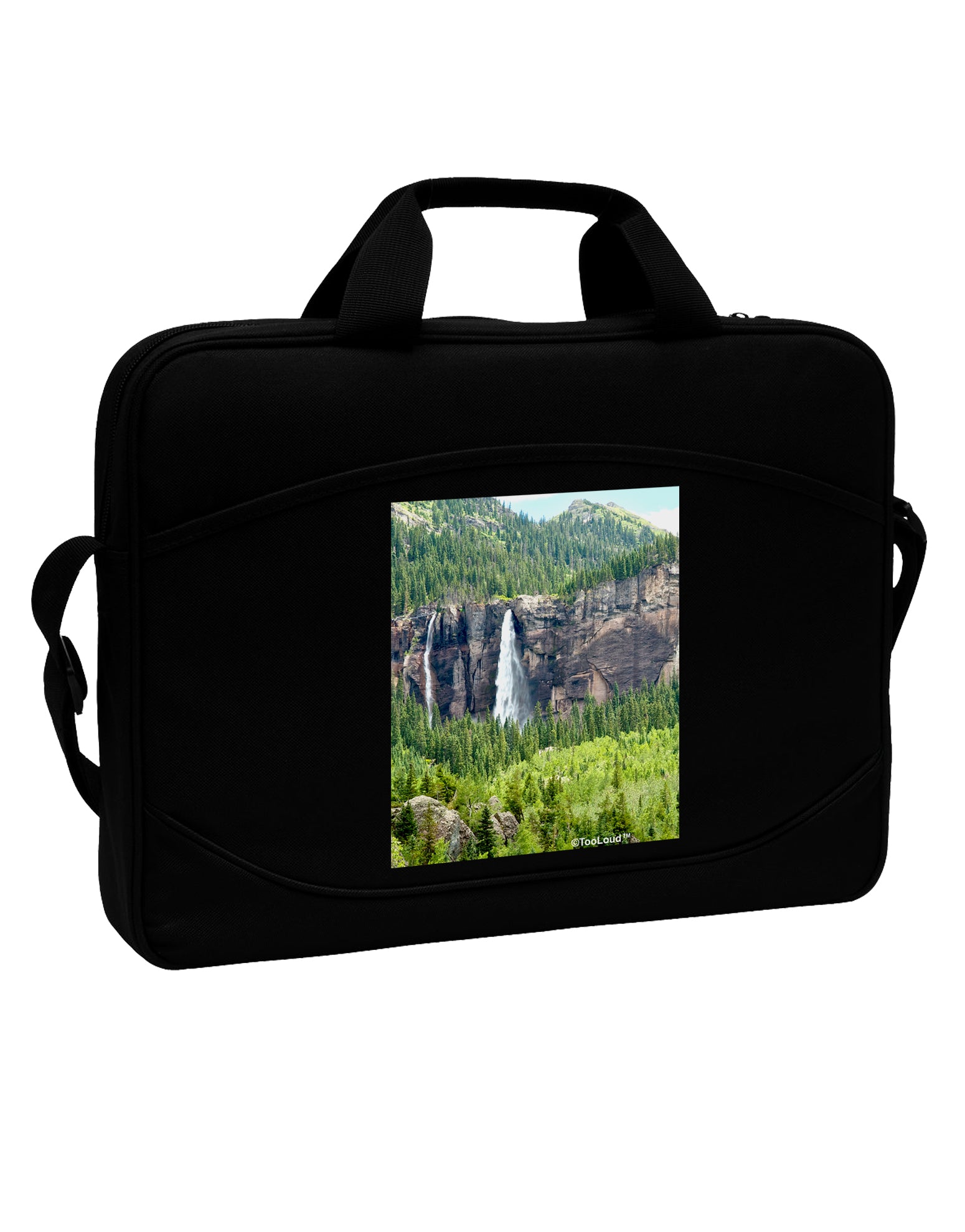 Beautiful Cliffs Nature 15&#x22; Dark Laptop / Tablet Case Bag by TooLoud-Laptop / Tablet Case Bag-TooLoud-Black-Davson Sales