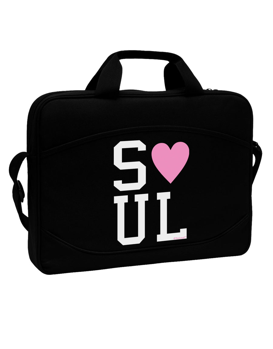 Matching Soulmate Design - Soul - Pink 15&#x22; Dark Laptop / Tablet Case Bag by TooLoud-Laptop / Tablet Case Bag-TooLoud-Black-Davson Sales