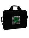All Green Everything Clover 15&#x22; Dark Laptop / Tablet Case Bag-Laptop / Tablet Case Bag-TooLoud-Black-Davson Sales