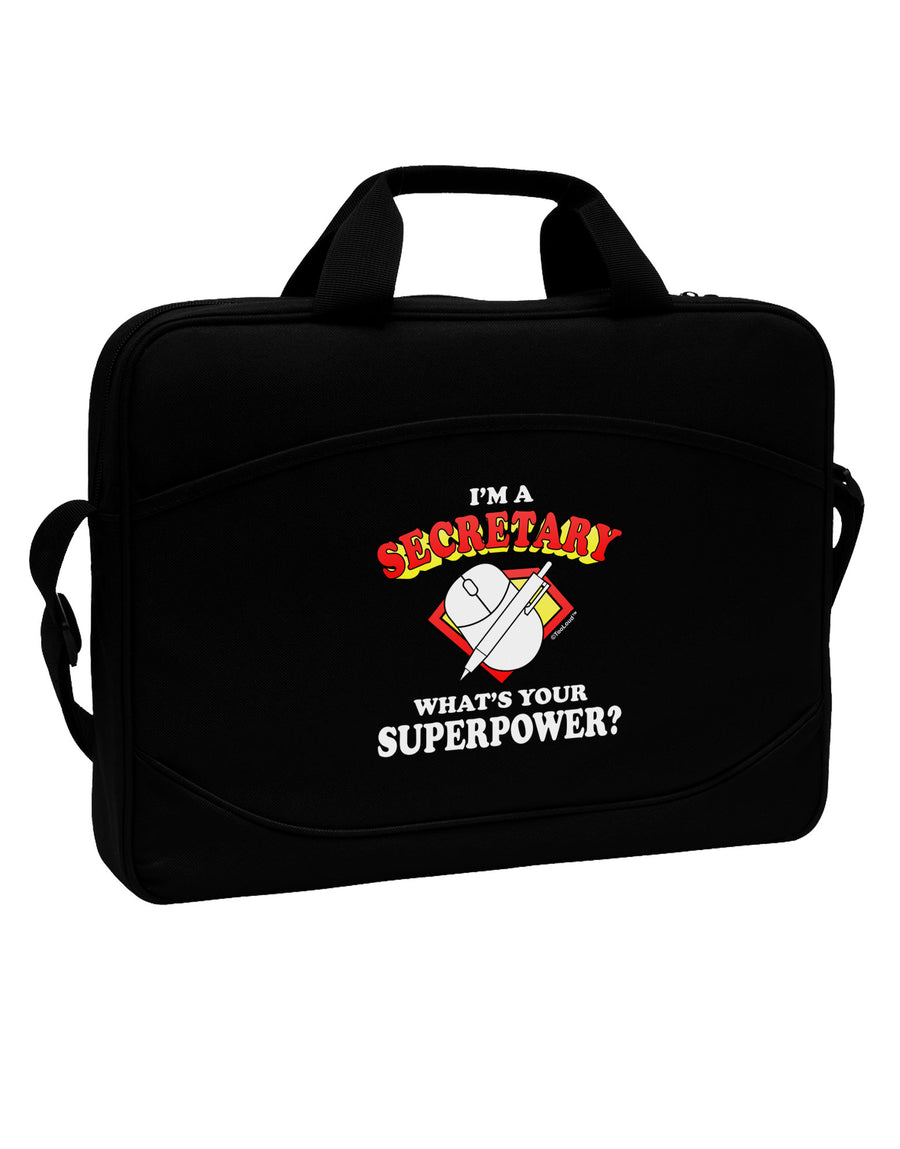 Secretary - Superpower 15&#x22; Dark Laptop / Tablet Case Bag-Laptop / Tablet Case Bag-TooLoud-Black-Davson Sales