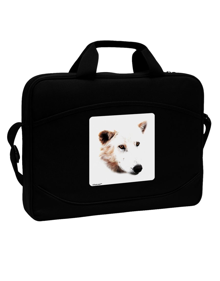 White Wolf Head Cutout 15&#x22; Dark Laptop / Tablet Case Bag-Laptop / Tablet Case Bag-TooLoud-Black-15 Inches-Davson Sales
