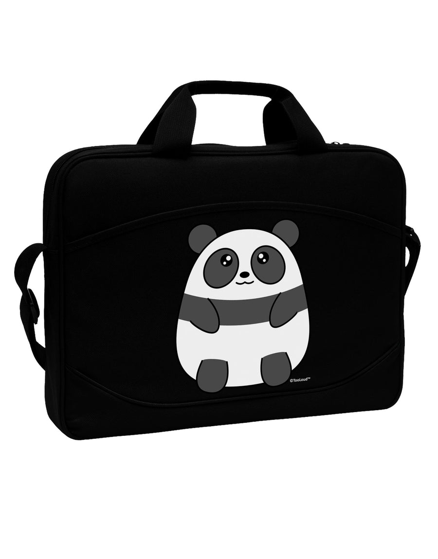 Cute Panda Bear 15&#x22; Dark Laptop / Tablet Case Bag by TooLoud-Laptop / Tablet Case Bag-TooLoud-Black-Davson Sales