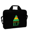 Matching Christmas Design - Elf Family - Sister Elf 15&#x22; Dark Laptop / Tablet Case Bag by TooLoud-Laptop / Tablet Case Bag-TooLoud-Black-Davson Sales