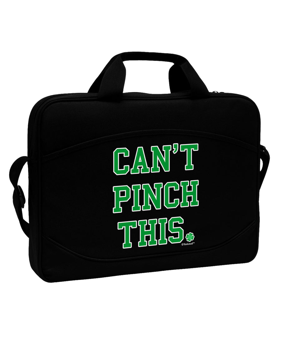 Can't Pinch This - St. Patrick's Day 15&#x22; Dark Laptop / Tablet Case Bag by TooLoud-Laptop / Tablet Case Bag-TooLoud-Black-Davson Sales