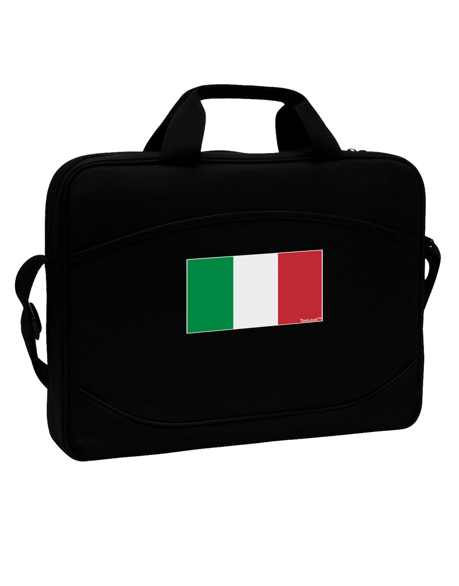 Italian Flag - Italy 15&#x22; Dark Laptop / Tablet Case Bag by TooLoud-Laptop / Tablet Case Bag-TooLoud-Black-Davson Sales