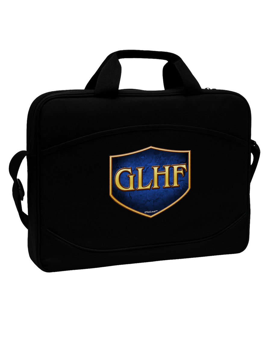 GLHF - Good Luck Have Fun 15&#x22; Dark Laptop / Tablet Case Bag by TooLoud-Laptop / Tablet Case Bag-TooLoud-Black-Davson Sales