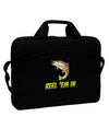 Rainbow Trout Reel Em In 15&#x22; Dark Laptop / Tablet Case Bag-Laptop / Tablet Case Bag-TooLoud-Black-White-Davson Sales