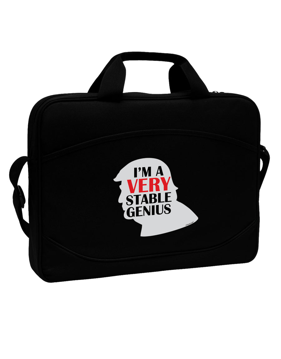 I'm A Very Stable Genius 15&#x22; Dark Laptop / Tablet Case Bag by TooLoud-TooLoud-Black-15 Inches-Davson Sales