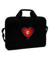 Water Droplet Heart Red 15&#x22; Dark Laptop / Tablet Case Bag by TooLoud-Laptop / Tablet Case Bag-TooLoud-Black-Davson Sales