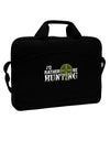 I'd Rather Be Hunting 15&#x22; Dark Laptop / Tablet Case Bag-Laptop / Tablet Case Bag-TooLoud-Black-White-15 Inches-Davson Sales