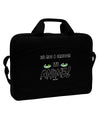 Not A Cartoon Eyes Green 15&#x22; Dark Laptop / Tablet Case Bag by TooLoud-Laptop / Tablet Case Bag-TooLoud-Black-White-15 Inches-Davson Sales
