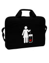 Single and Happy - Single Woman 15&#x22; Dark Laptop / Tablet Case Bag by TooLoud-Laptop / Tablet Case Bag-TooLoud-Black-Davson Sales