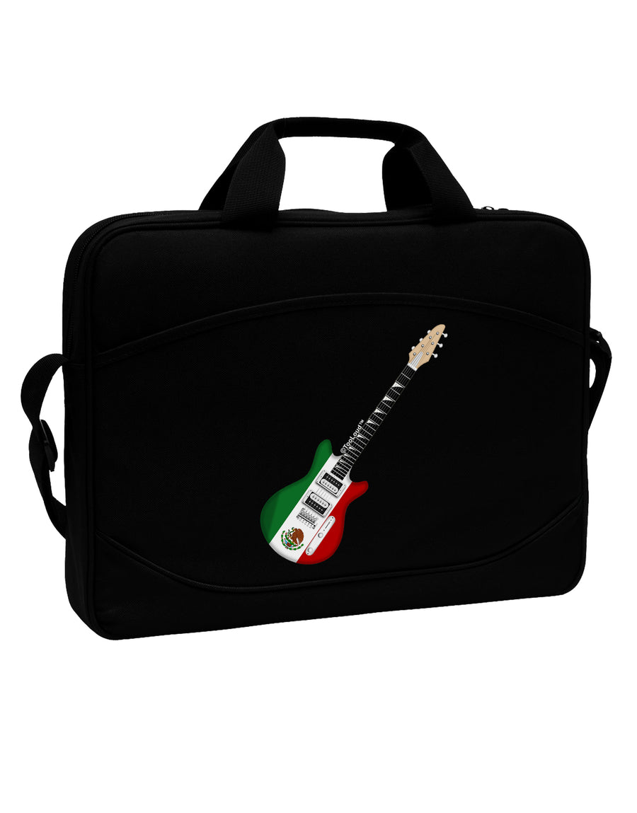 Mexican Flag Guitar Design 15&#x22; Dark Laptop / Tablet Case Bag by TooLoud-Laptop / Tablet Case Bag-TooLoud-Black-Davson Sales