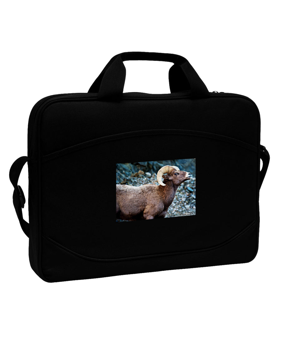 TooLoud Wide Eyed Big Horn 15&#x22; Dark Laptop / Tablet Case Bag-Laptop / Tablet Case Bag-TooLoud-Black-15 Inches-Davson Sales