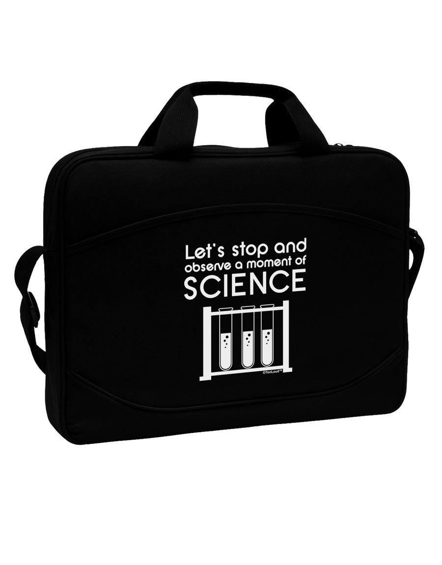 Moment of Science 15&#x22; Dark Laptop / Tablet Case Bag by TooLoud-Laptop / Tablet Case Bag-TooLoud-Black-Davson Sales