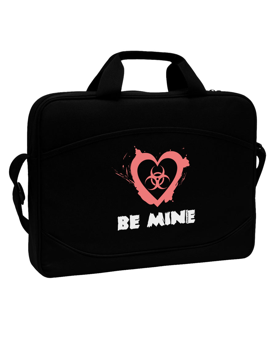 Be Mine - Bio Hazard Heart 15&#x22; Dark Laptop / Tablet Case Bag by TooLoud-Laptop / Tablet Case Bag-TooLoud-Black-Davson Sales