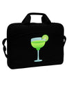 Green Margarita with Lime - Cinco de Mayo 15&#x22; Dark Laptop / Tablet Case Bag by TooLoud-Laptop / Tablet Case Bag-TooLoud-Black-Davson Sales