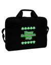 Seeing Double St. Patrick's Day 15&#x22; Dark Laptop / Tablet Case Bag-Laptop / Tablet Case Bag-TooLoud-Black-White-15 Inches-Davson Sales