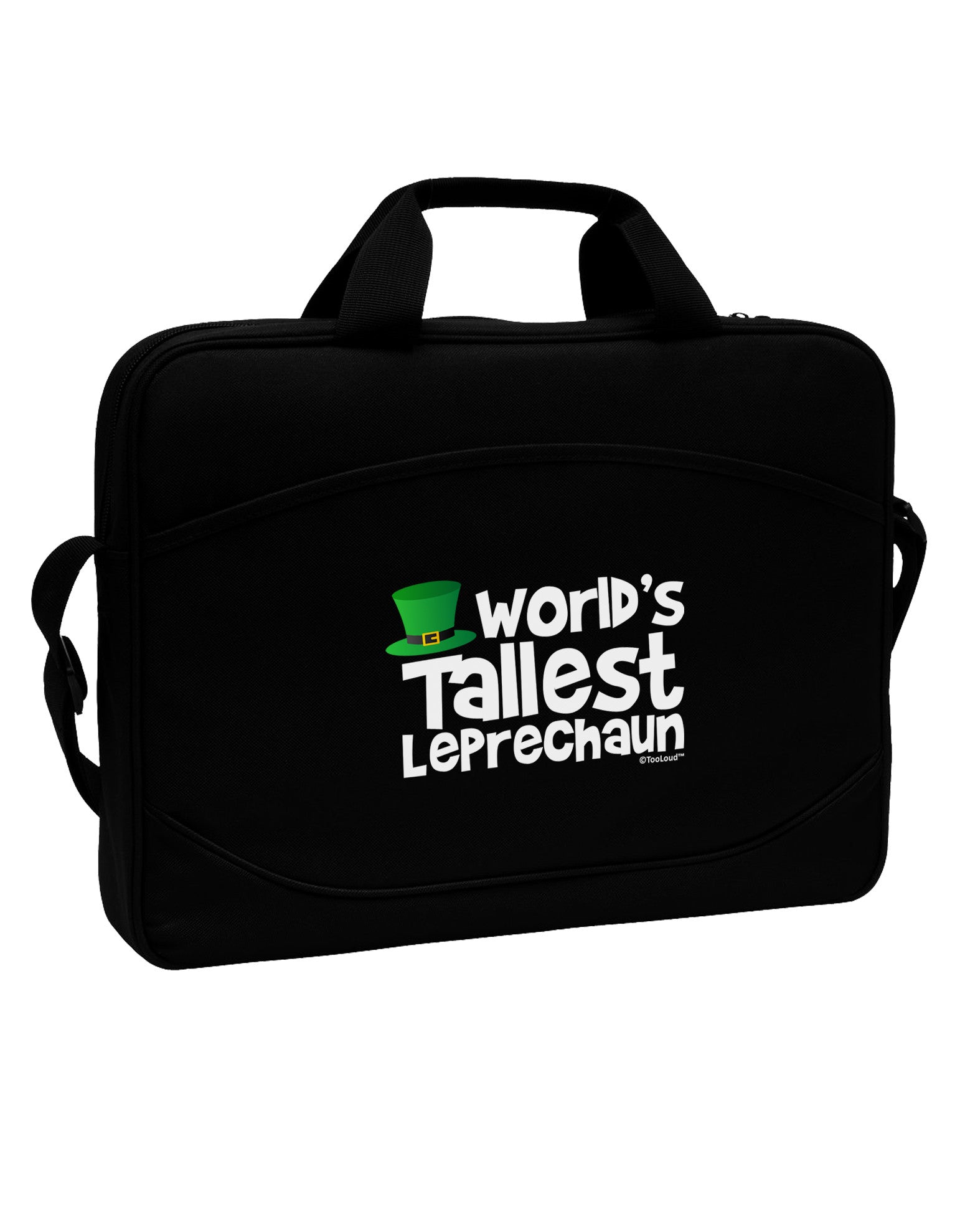 World's Tallest Leprechaun 15&#x22; Dark Laptop / Tablet Case Bag by TooLoud-Laptop / Tablet Case Bag-TooLoud-Black-Davson Sales