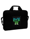 Byte Me 15&#x22; Dark Laptop / Tablet Case Bag-Laptop / Tablet Case Bag-TooLoud-Black-Davson Sales