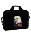 Patriotic Bald Eagle - American Flag 15&#x22; Dark Laptop / Tablet Case Bag by TooLoud-Laptop / Tablet Case Bag-TooLoud-Black-Davson Sales