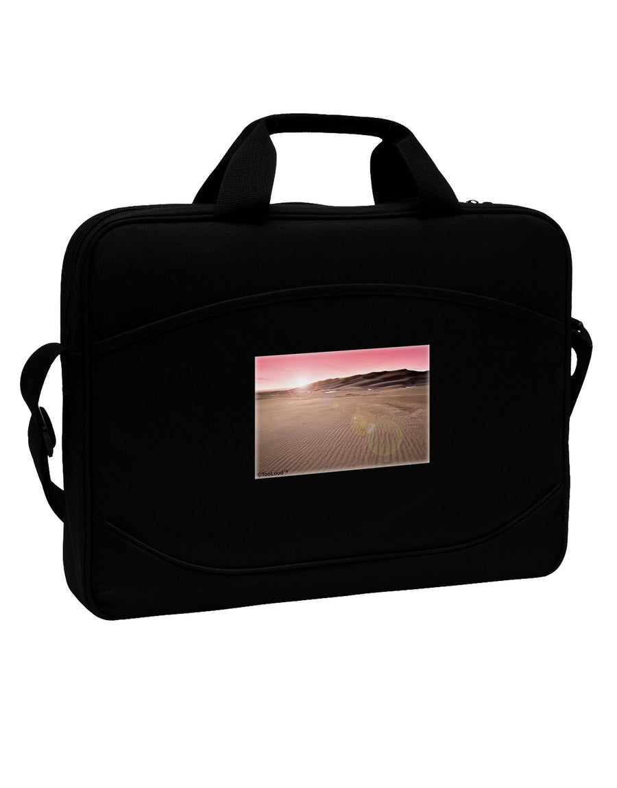 Victor Mines Pink Sunrise 15&#x22; Dark Laptop / Tablet Case Bag-Laptop / Tablet Case Bag-TooLoud-Black-White-Davson Sales