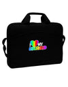 I Heart My Girlfriend - Rainbow 15&#x22; Dark Laptop / Tablet Case Bag-Laptop / Tablet Case Bag-TooLoud-Black-White-15 Inches-Davson Sales