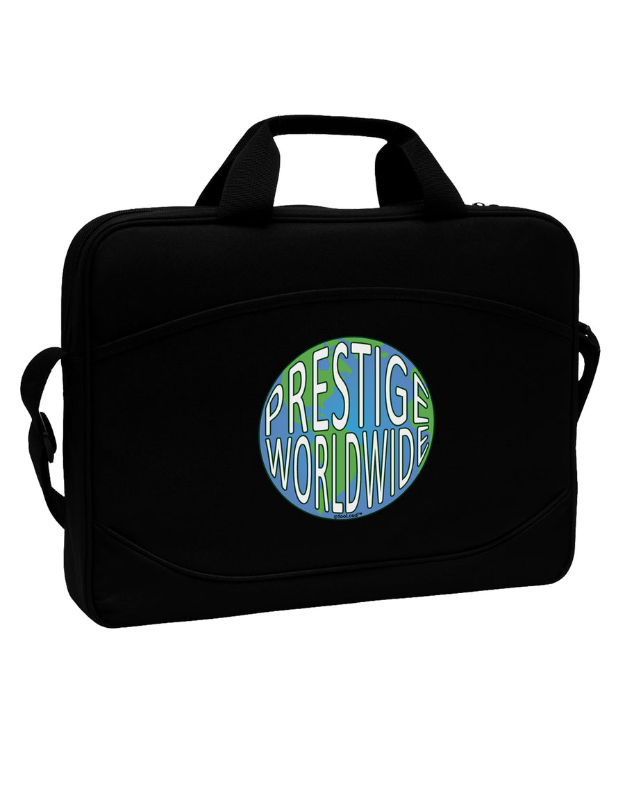 Prestige Worldwide Logo 15&#x22; Dark Laptop / Tablet Case Bag by TooLoud-Laptop / Tablet Case Bag-TooLoud-Black-White-15 Inches-Davson Sales