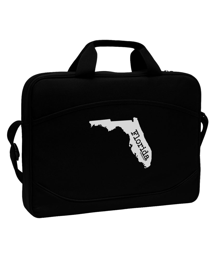 Florida - United States Shape 15&#x22; Dark Laptop / Tablet Case Bag by TooLoud-Laptop / Tablet Case Bag-TooLoud-Black-Davson Sales