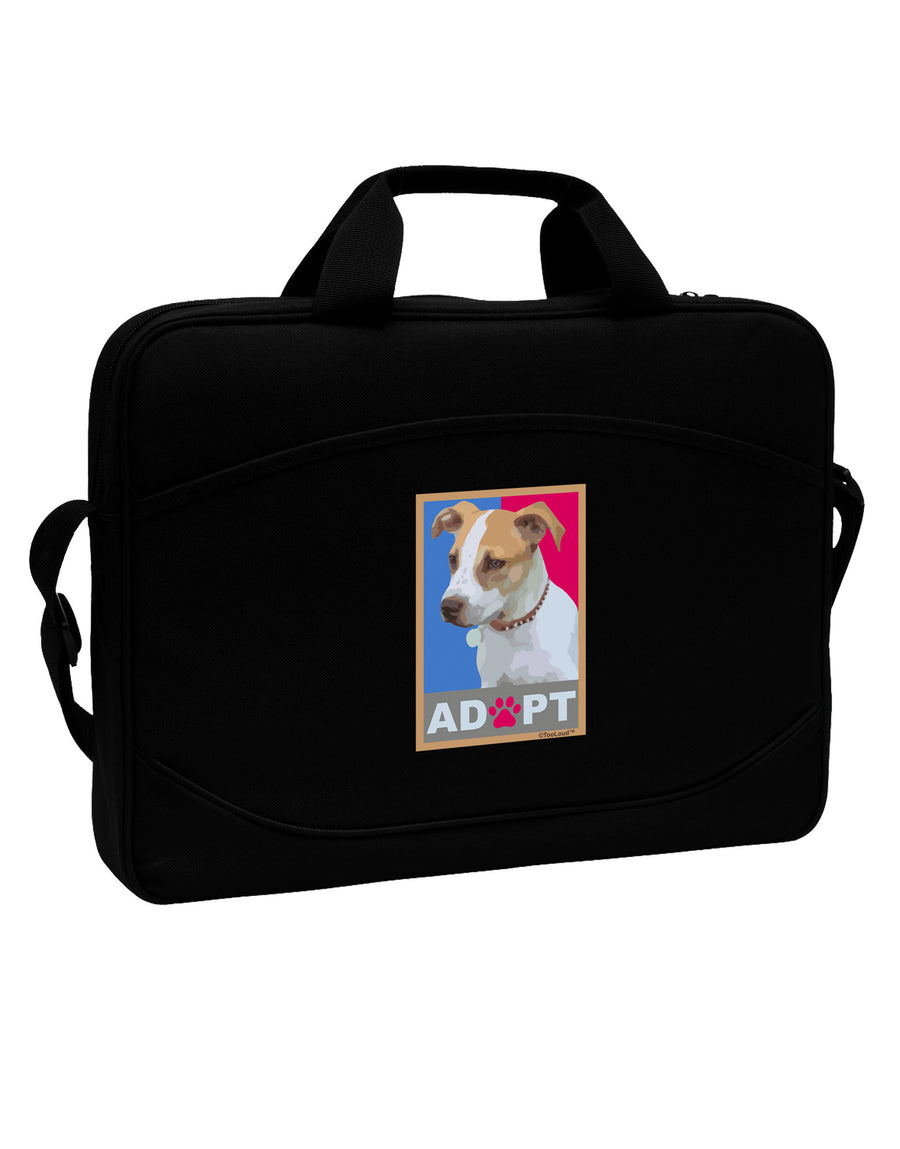 Adopt Cute Puppy Cat Adoption 15&#x22; Dark Laptop / Tablet Case Bag-Laptop / Tablet Case Bag-TooLoud-Black-White-15 Inches-Davson Sales