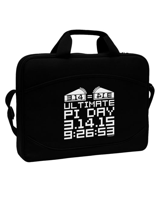 Ultimate Pi Day Design - Mirrored Pies 15&#x22; Dark Laptop / Tablet Case Bag by TooLoud-Laptop / Tablet Case Bag-TooLoud-Black-Davson Sales