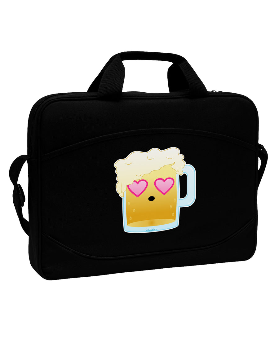 Cute Infatuated Beer 15&#x22; Dark Laptop / Tablet Case Bag by TooLoud-Laptop / Tablet Case Bag-TooLoud-Black-Davson Sales