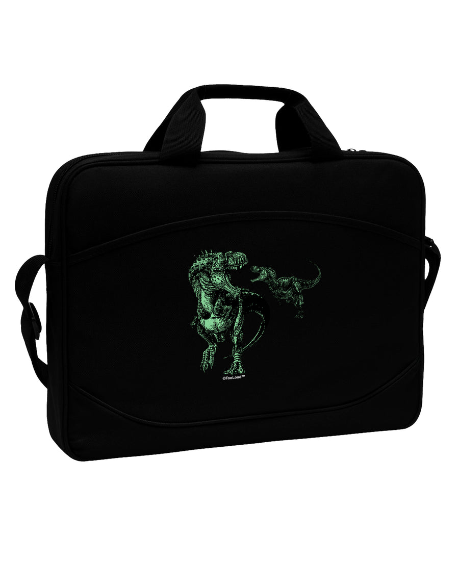 Jurassic Dinosaur Design 1 15&#x22; Dark Laptop / Tablet Case Bag by TooLoud-Laptop / Tablet Case Bag-TooLoud-Black-Davson Sales