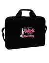 TooLoud Witch - Bad Thing 15&#x22; Dark Laptop / Tablet Case Bag-Laptop / Tablet Case Bag-TooLoud-Black-White-Davson Sales