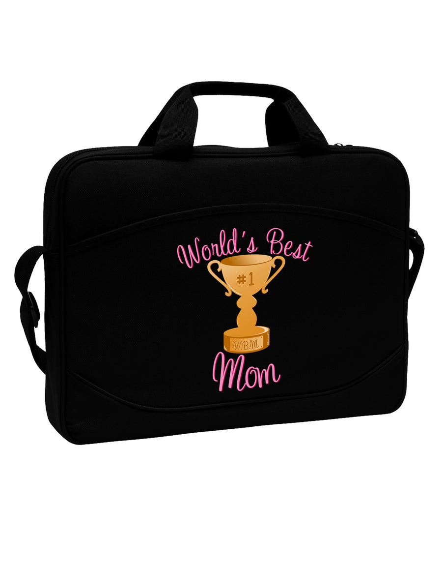 World's Best Mom - Number One Trophy 15&#x22; Dark Laptop / Tablet Case Bag by TooLoud-Laptop / Tablet Case Bag-TooLoud-Black-Davson Sales