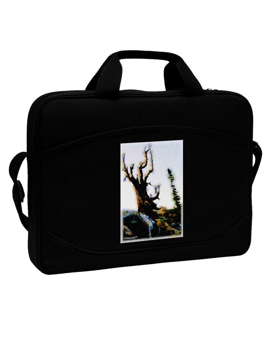 CO Mountain Scenery Watercolor 15&#x22; Dark Laptop / Tablet Case Bag by TooLoud-Laptop / Tablet Case Bag-TooLoud-Black-White-15 Inches-Davson Sales