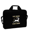 Eat More Fast Food - Deer 15&#x22; Dark Laptop / Tablet Case Bag-Laptop / Tablet Case Bag-TooLoud-Black-White-15 Inches-Davson Sales